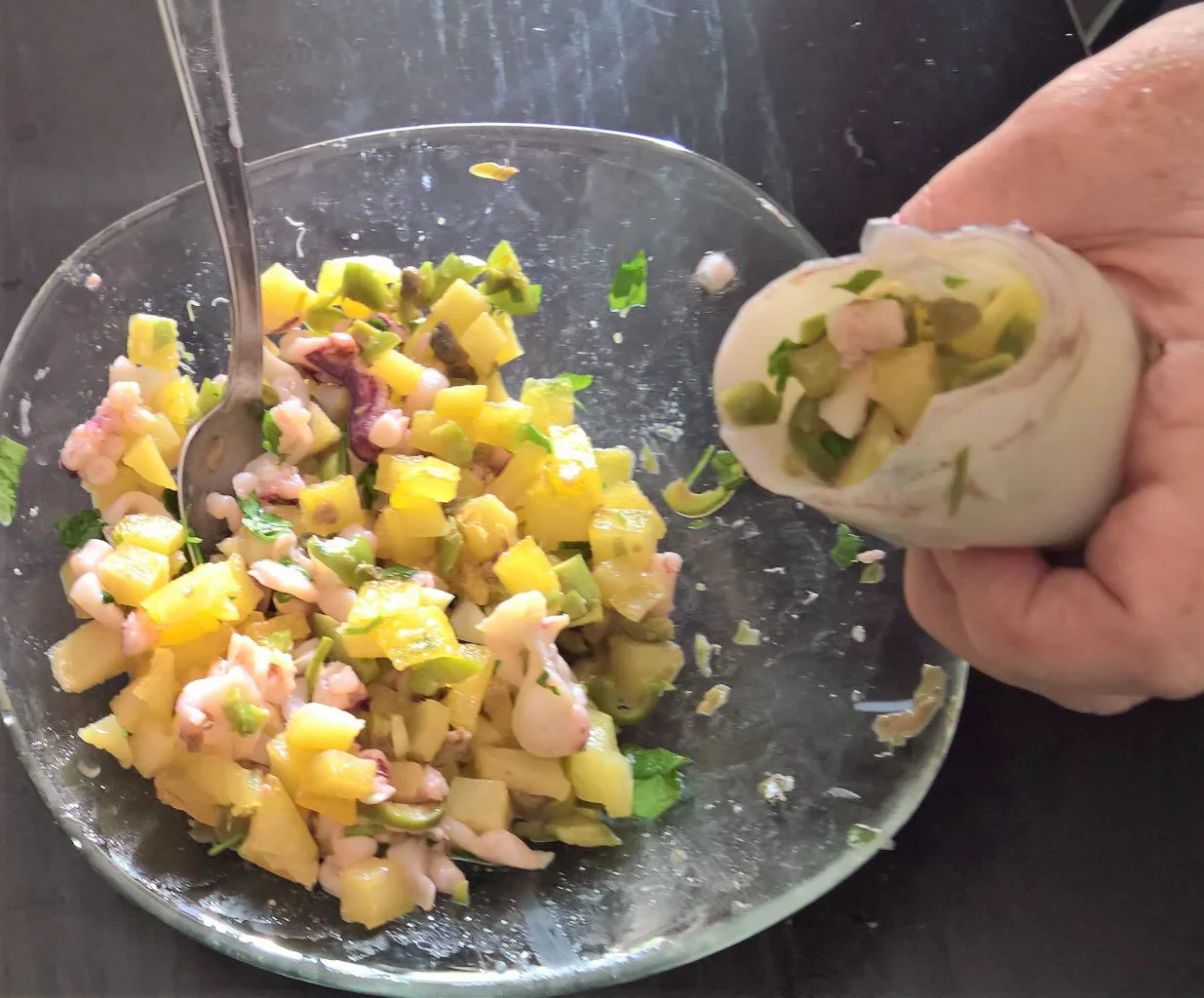 Calamari imbottitti al forno